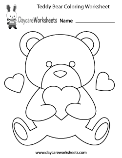 preschool coloring worksheets