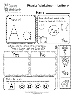 preschool phonics worksheets learning beginning sounds from a to z