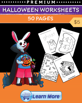 Halloween Worksheets Cover