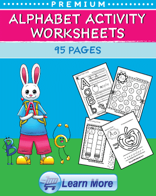 Premium Alphabet Activity Worksheets