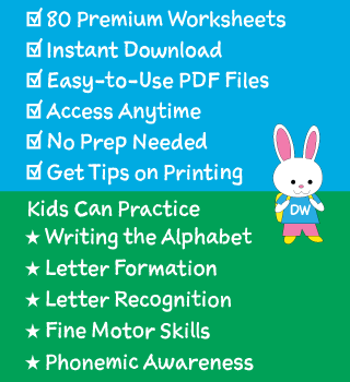 Details of Our Alphabet Tracing Worksheets