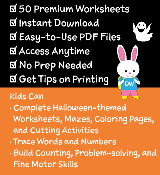 Details of Our Halloween Worksheets